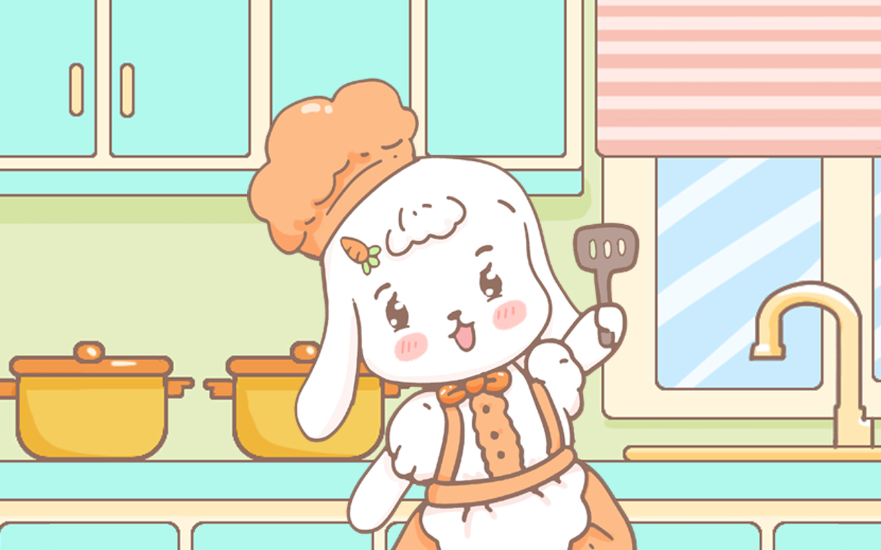 小兔的厨房日记-包子漫画